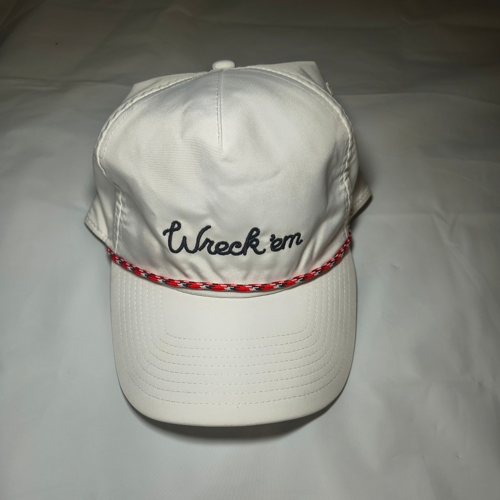 Imperial Sideline Swagger Wreck em Rope Hat White Snapback Golf Cap U05367